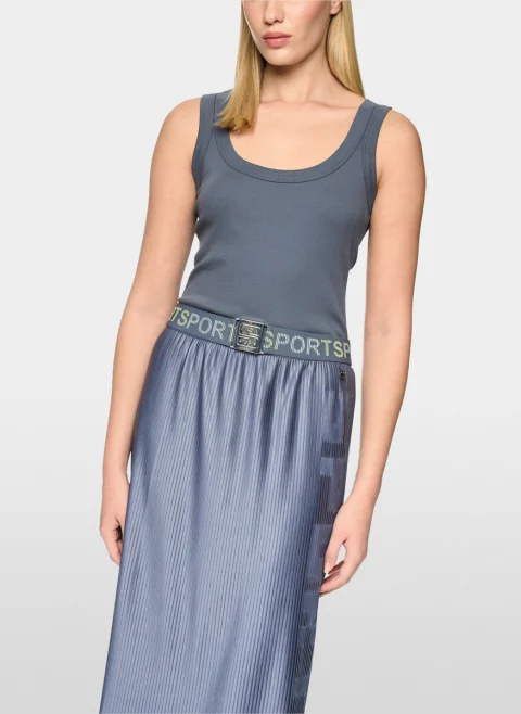 Рипсен топ 'Basic' Marc Cain Sports