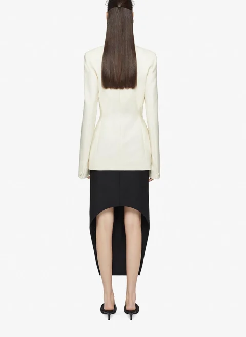 Асиметрична пола с мохер Givenchy — снимка 3