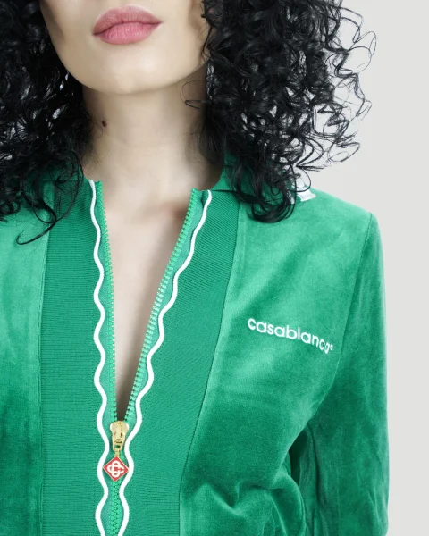 Scalloped Track Jacket — снимка 5