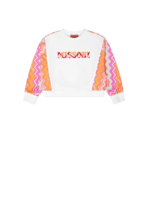Суитшърт с бродерия Missoni Kids