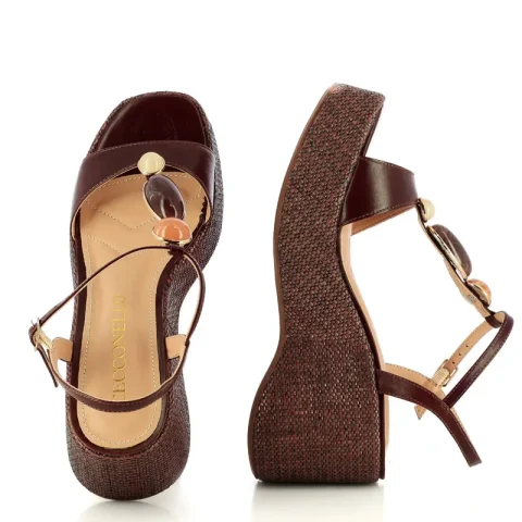 Дамски Сандали На Платформа CECCONELLO – 2720002 JAVA — снимка 4