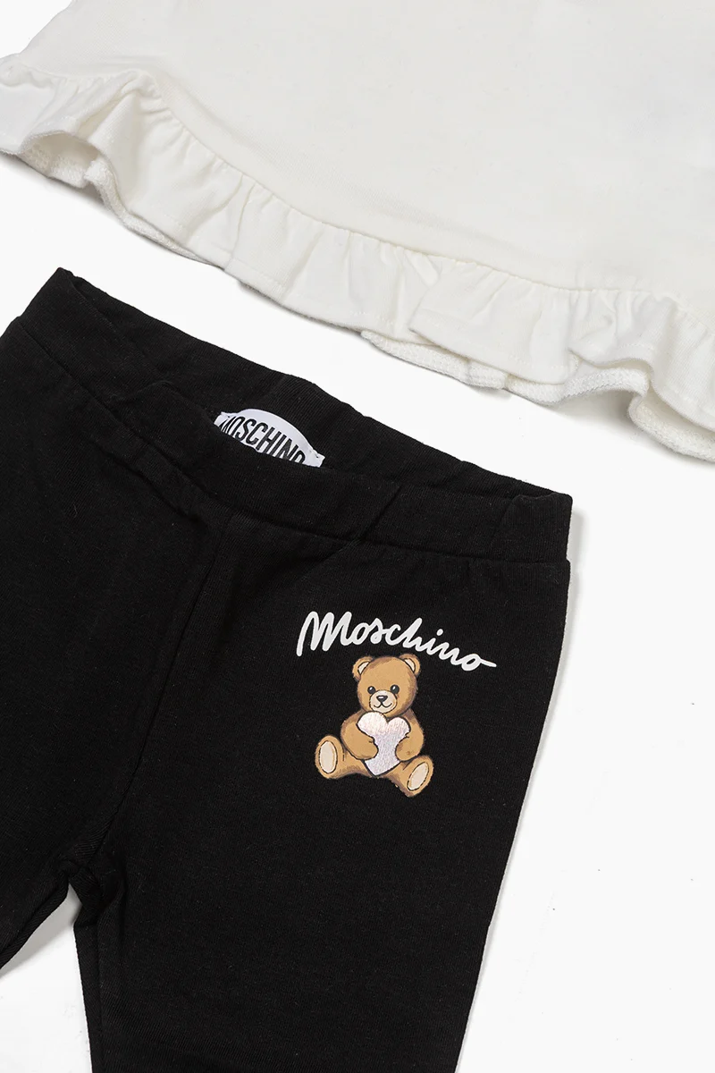 Комплект с принт Moschino Kids — снимка 4