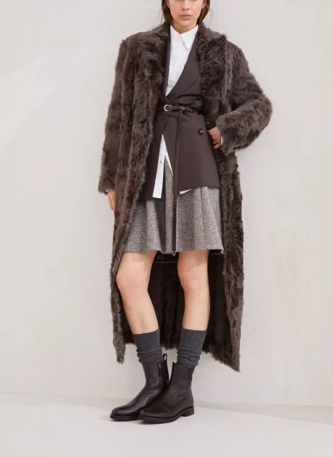 Палто 'Wavy shearling' Brunello Cucinelli