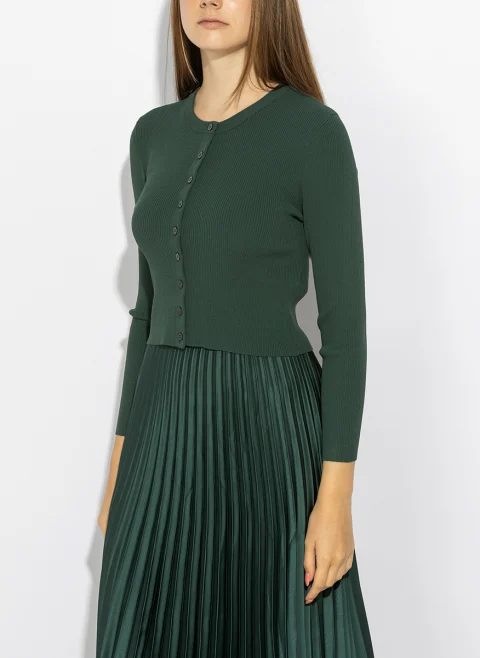 Жилетка с рипс дизайн Weekend Max Mara Wkdtennis — снимка 4