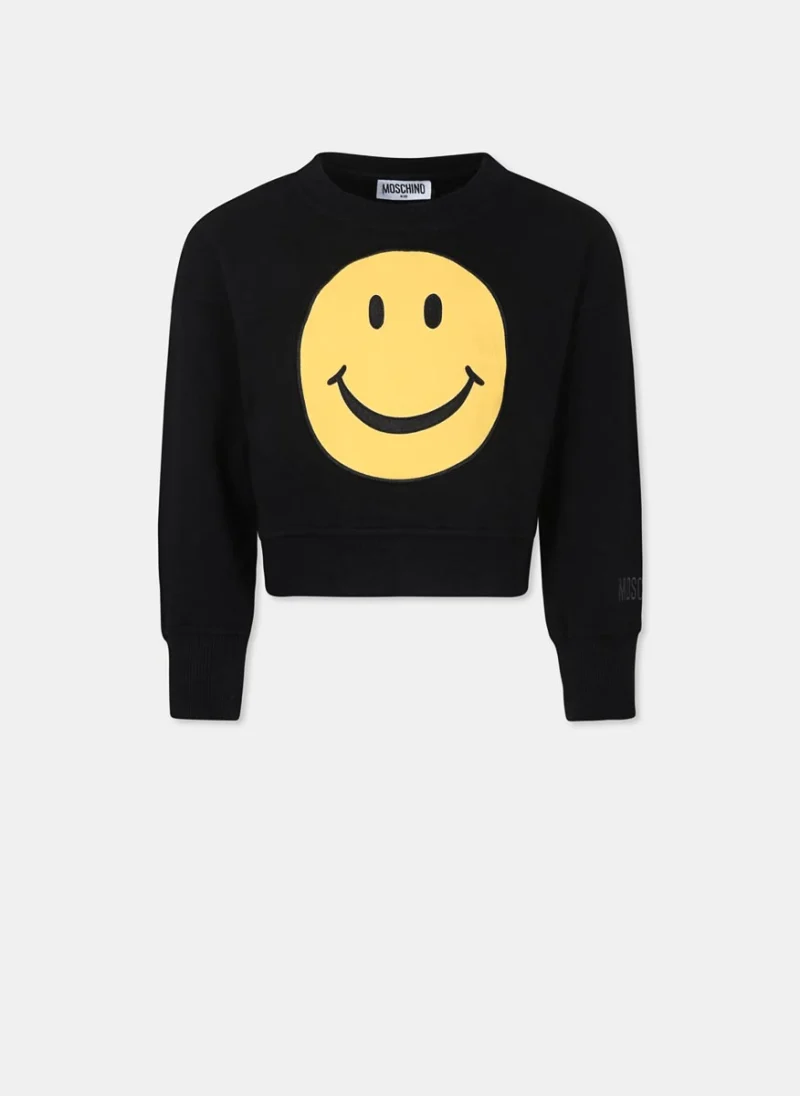 Блуза с тематичен дизайн Moschino Kids
