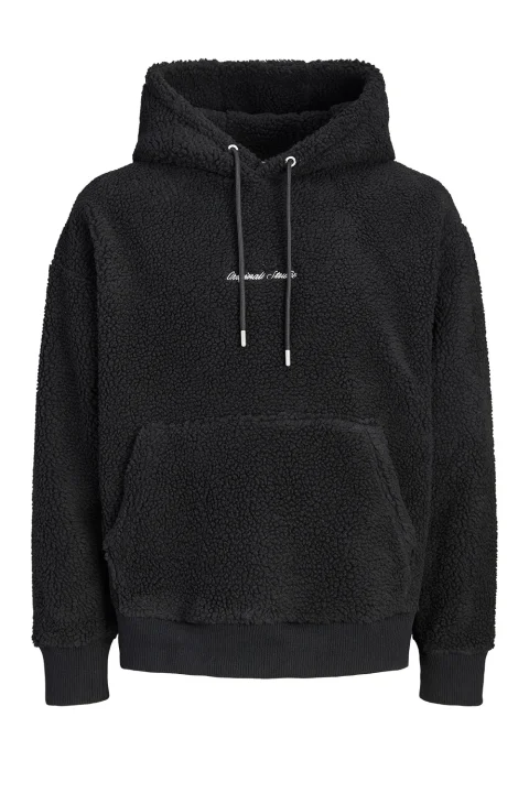Суичър Jornorrebro Emb Teddy Hood 12300016 C-N10 black
