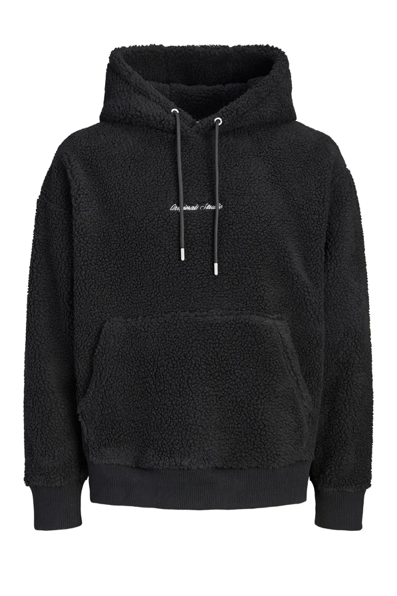 Суичър Jornorrebro Emb Teddy Hood 12300016 C-N10 black