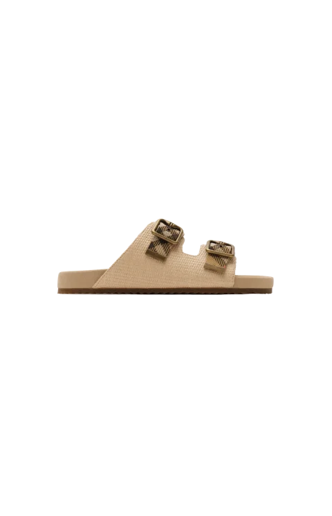 Check Suede Urchin Sandals