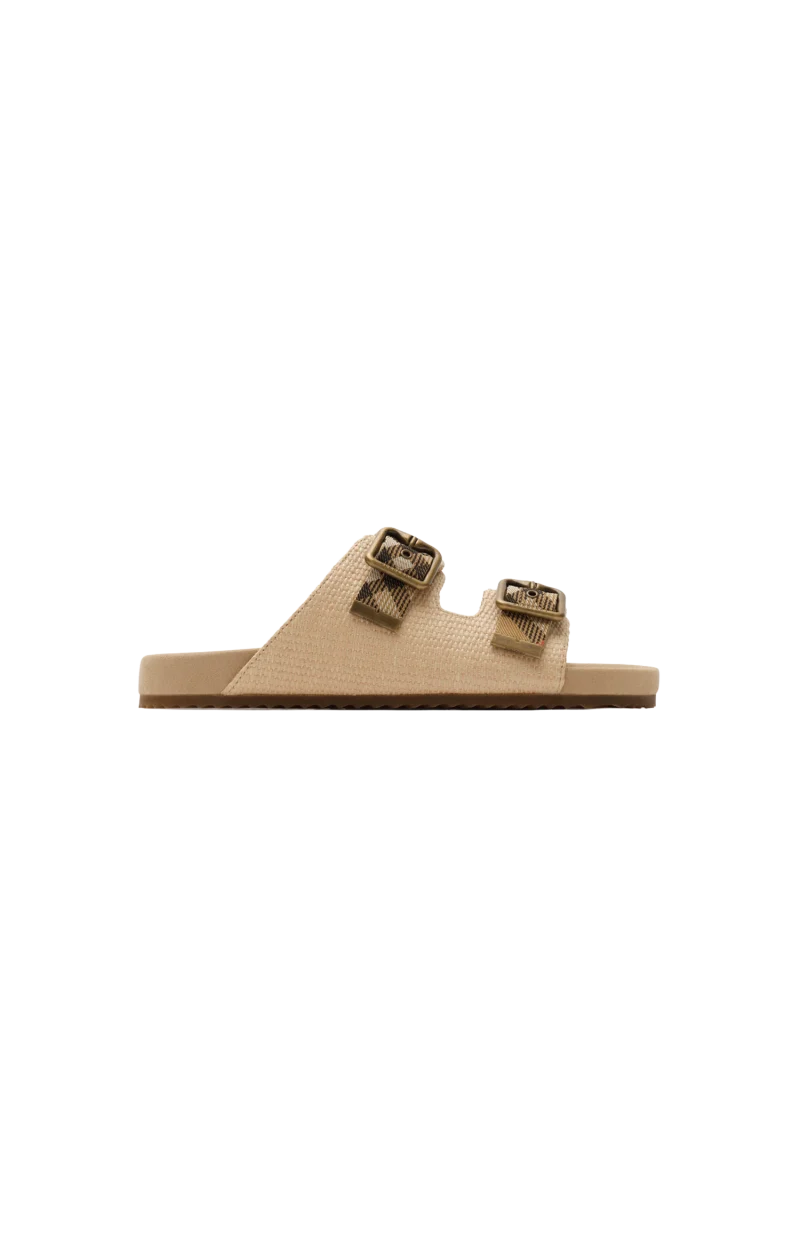 Check Suede Urchin Sandals