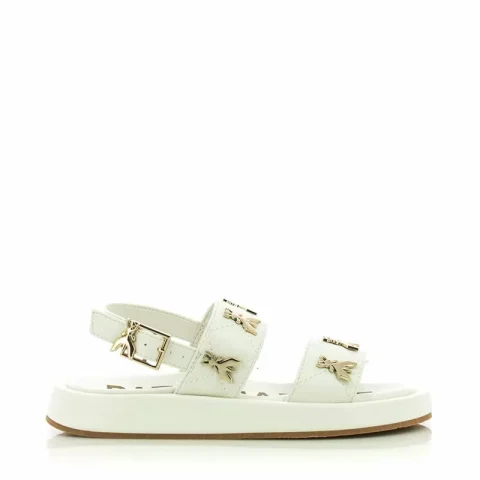 Сандали Момичета PATRIZIA PEPE – PP175.27 BIANCO/PLATINO