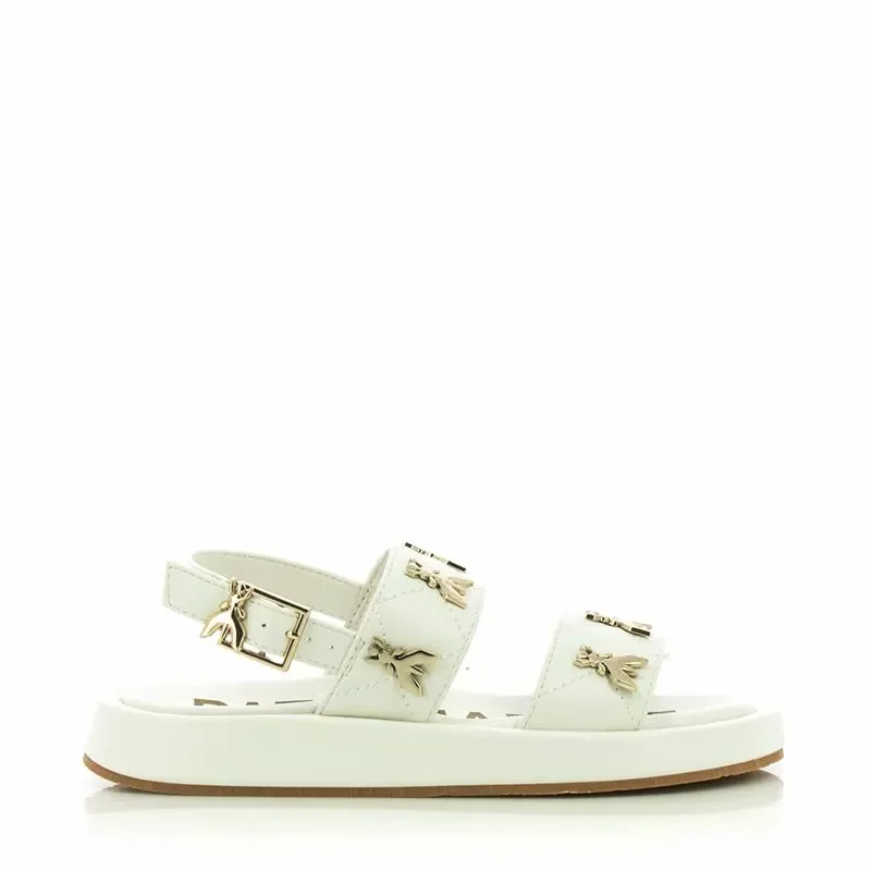 Сандали Момичета PATRIZIA PEPE – PP175.27 BIANCO/PLATINO