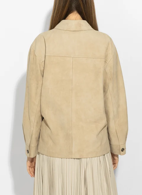 Яке от естетсвен велур Weekend Max Mara Wkdghiera — снимка 3
