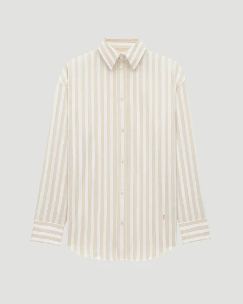 Cassandre Shirt in Striped Cotton