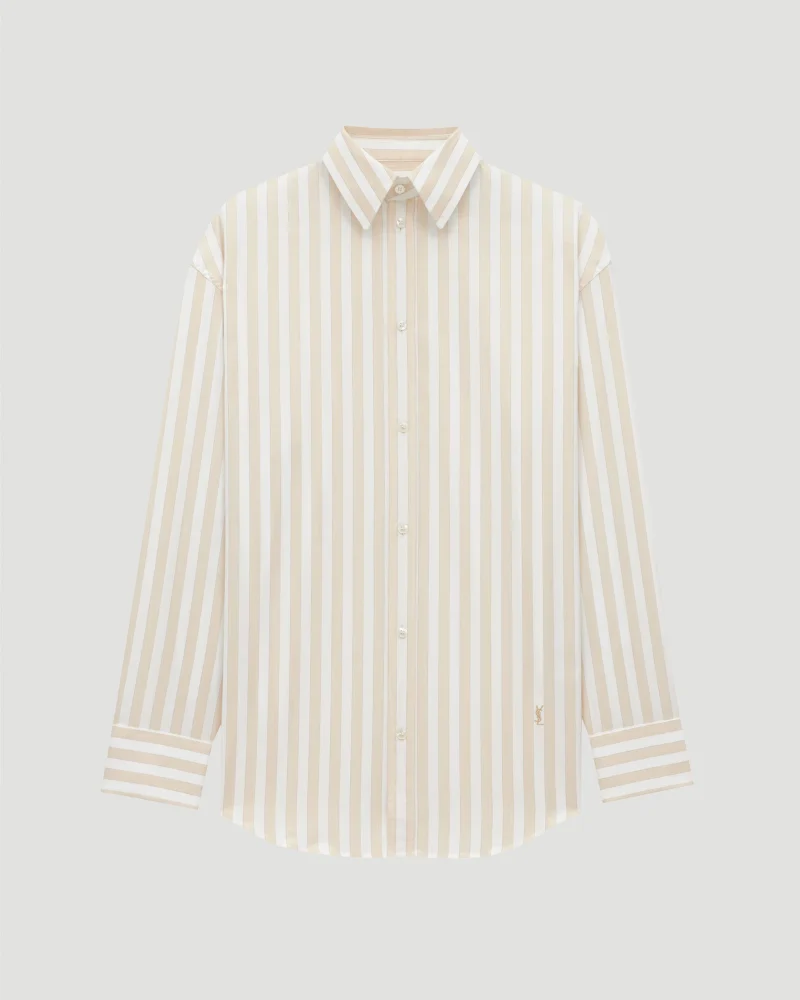 Cassandre Shirt in Striped Cotton