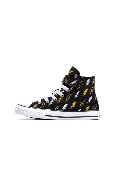Детски Sneakers Chuck Taylor All Star Electric Bolt A08373C 001-black/golden wren/ghost town — снимка 2