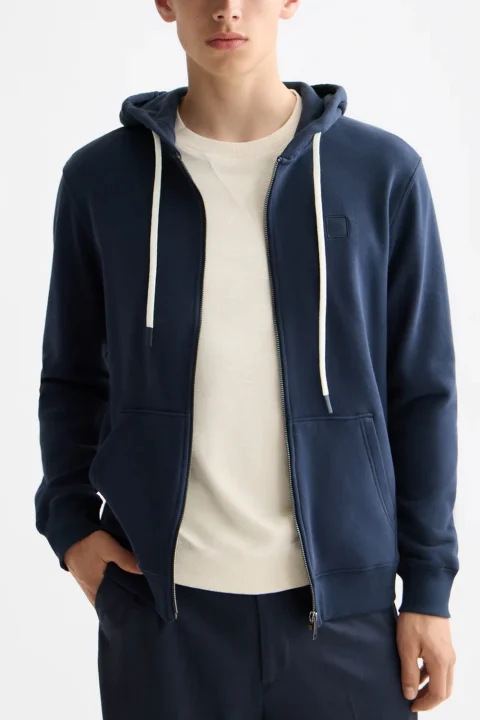Жилетка Full Zip Logo Hoodie 181281 410 sky captain — снимка 2