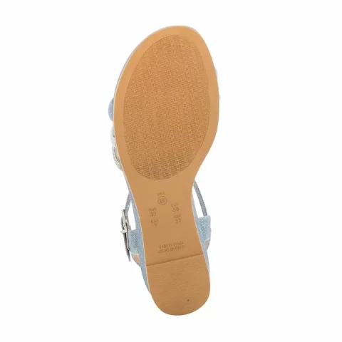 Дамски Сандали На Платформа RAMARIM – 238205 CELESTE/SILVER/BLUE — снимка 4