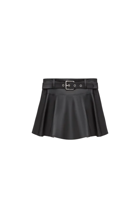 Mini Skirt in Nappa Lambskin