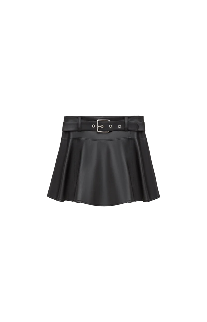 Mini Skirt in Nappa Lambskin