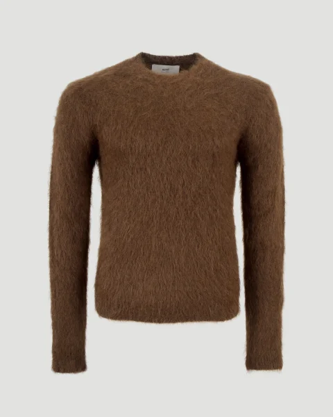 Alpaca Mohair Brushed Sweater