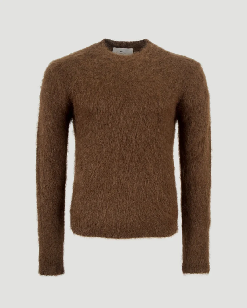 Alpaca Mohair Brushed Sweater