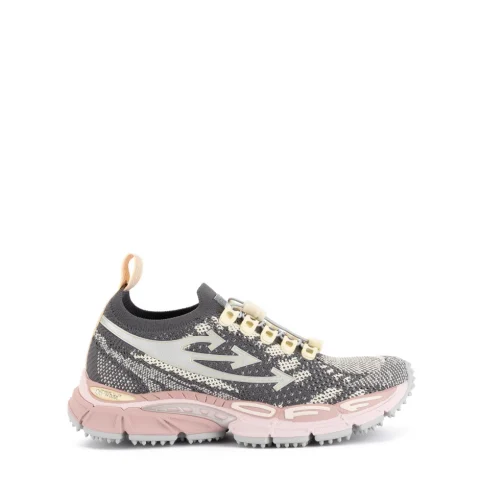 Дамски сиви маратонки OFF-WHITE