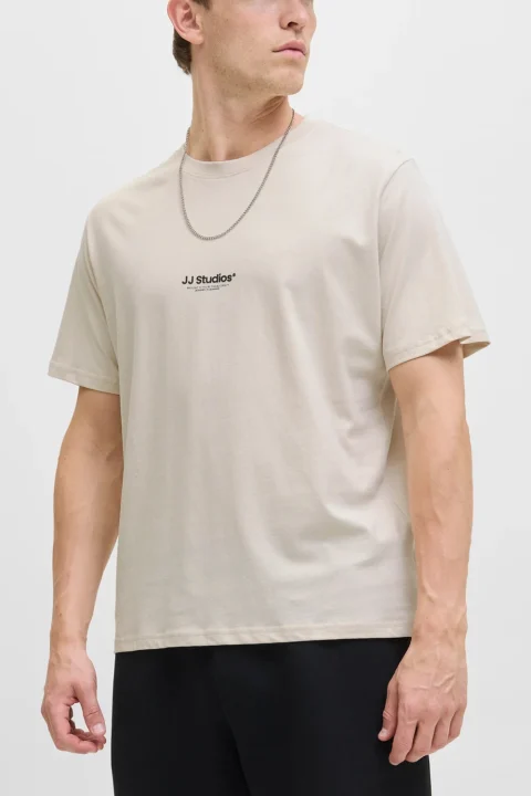 T-Shirt Jjesoho Tee Ss Crew Neck 12278787 13-0000 TCX moonbeam — снимка 2