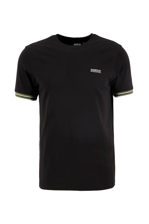 T-Shirt Burnwood Tipped Cuff MTS1603 bk11 black