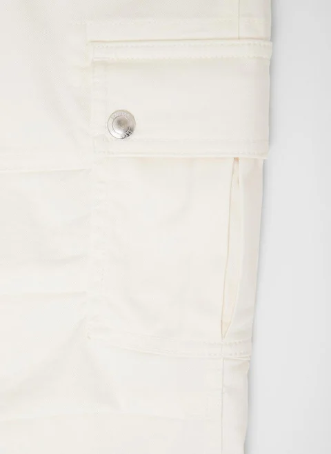 Памучен панталон Brunello Cucinelli Kids — снимка 2