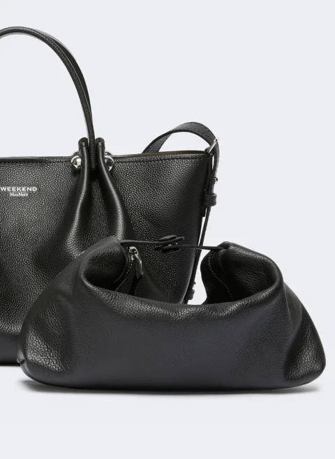 Кожена чанта Weekend Max Mara Wkadritto — снимка 5