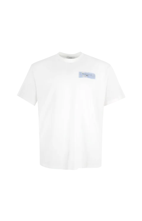 Givenchy Logo Printed Crewneck T-Shirt in White