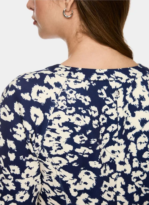 Рокля с цялостен принт Marc Cain Collections — снимка 4