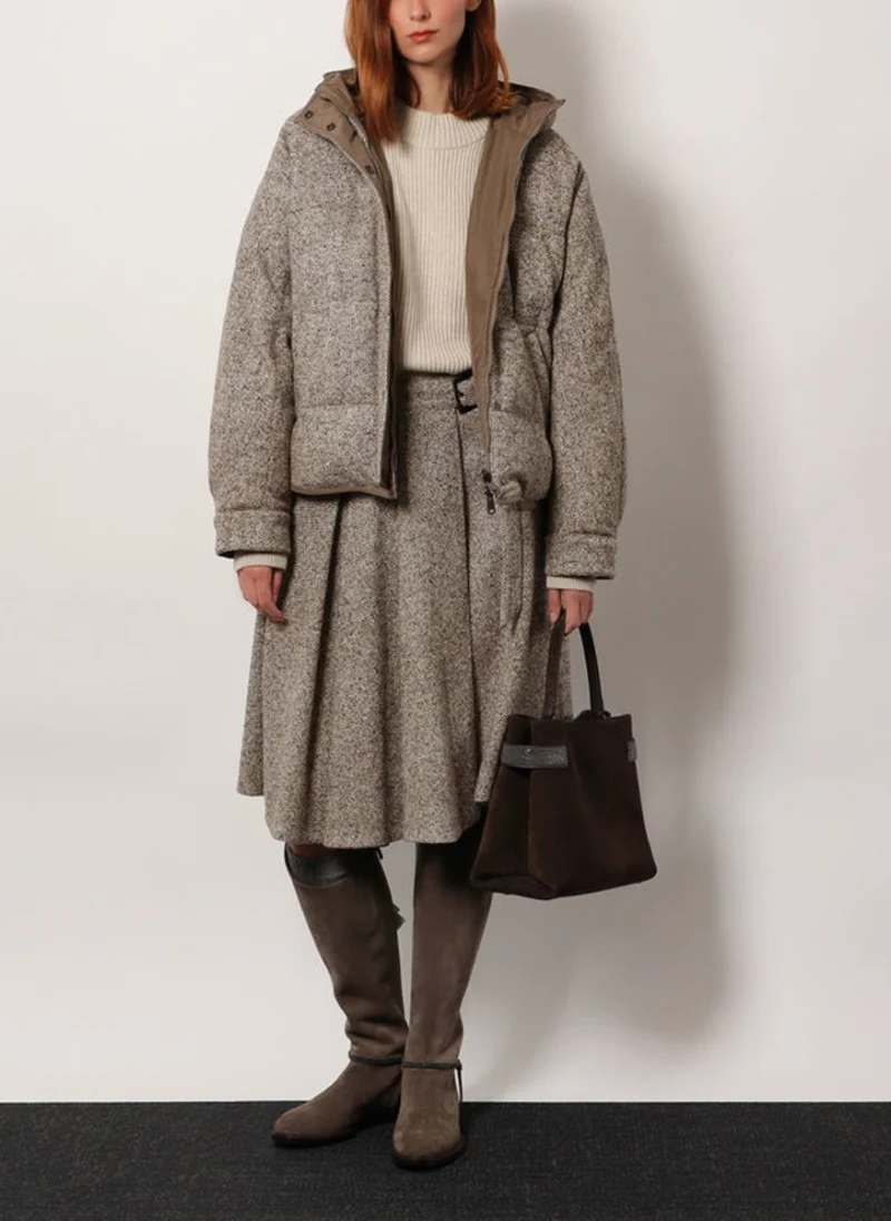 Пуловер от кашмир 'Jewel cuffs' Brunello Cucinelli — снимка 3