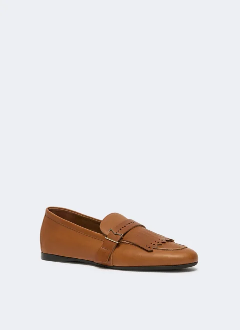 Мокасини от естествена кожа Max Mara Mxamister — снимка 2