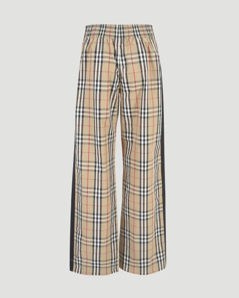 Check Cotton Trousers — снимка 3