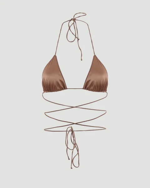 Satin Microkini in Gold — снимка 4