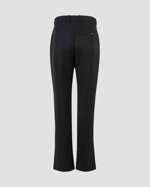 Wool Trousers in Black — снимка 3