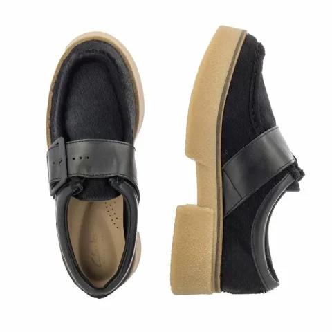 Дамски Ежедневни CLARKS – 26178678 LINOSO MONK BLACK — снимка 4