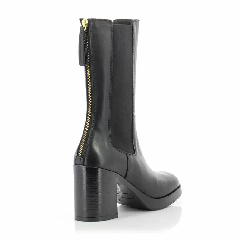 Дамски Боти На Ток CARLO FABIANI – 808-2922 BLACK — снимка 2