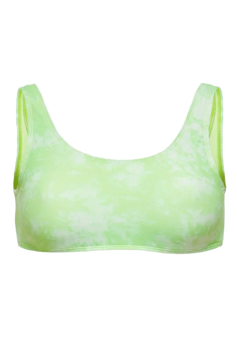 Bikini Top Onlamanda Tie Dye 15251008 13-0220 tcx paradise green