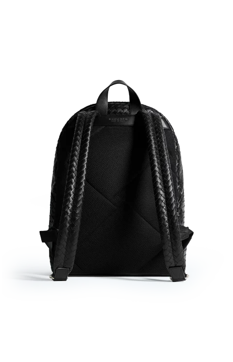 Intrecciato 1975 Backpack in Black — снимка 3