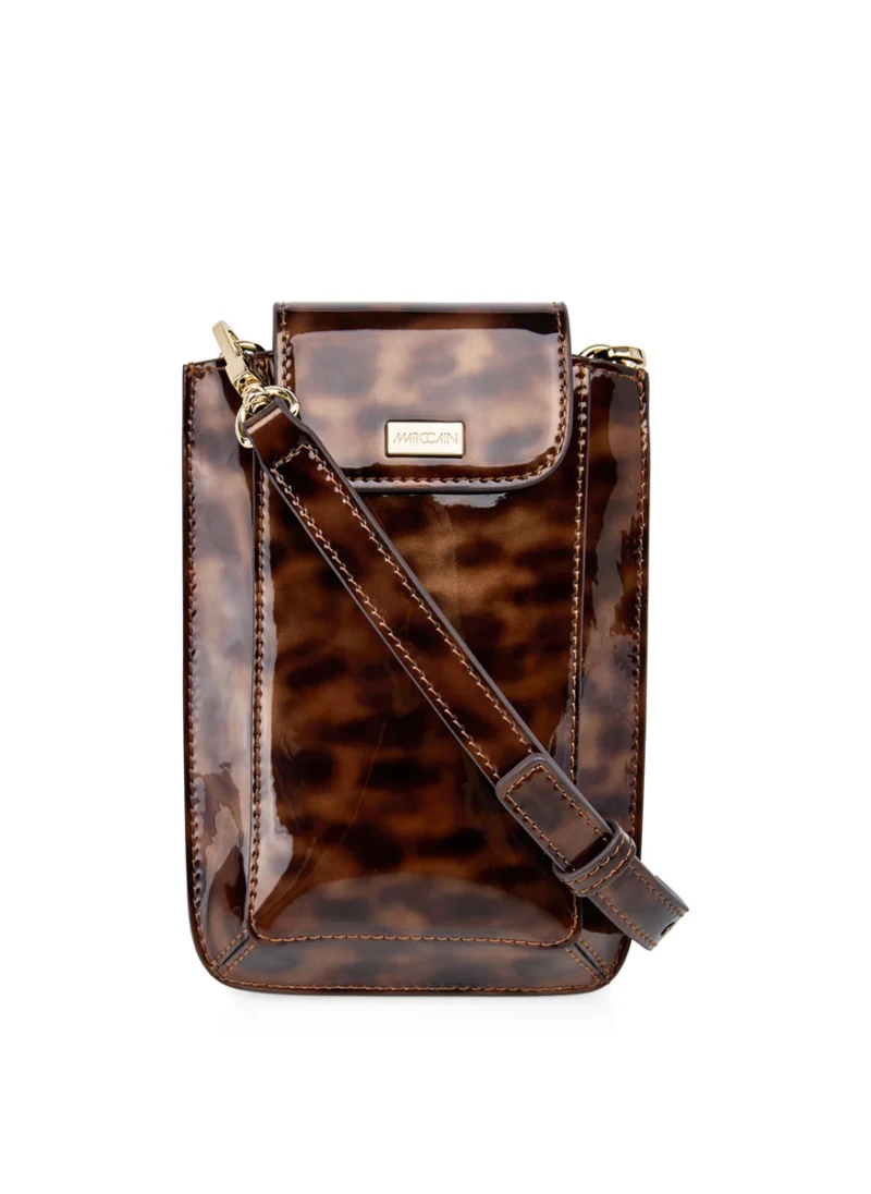 Мини чанта с принт 'Leopard' Crossbody Marc Cain Collections