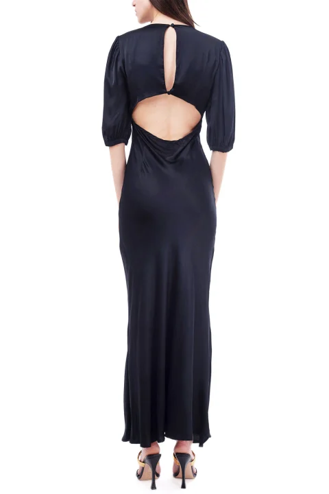 Рокля Cecilie Mini Dress WWD23S065 black — снимка 2