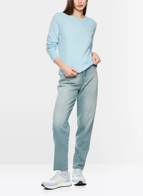 Фин пуловер с вълна Marc Cain Sports — снимка 2