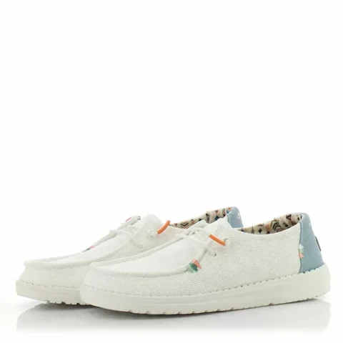 Дамски Ежедневни HEY DUDE – 40054-1KF WENDY BOHO WHITE CROCHET — снимка 3