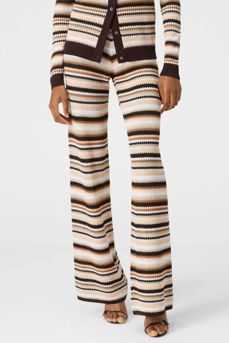 Панталон Multicolor Striped DS24WI0U-BK039X sm9gh-base coffe — снимка 2