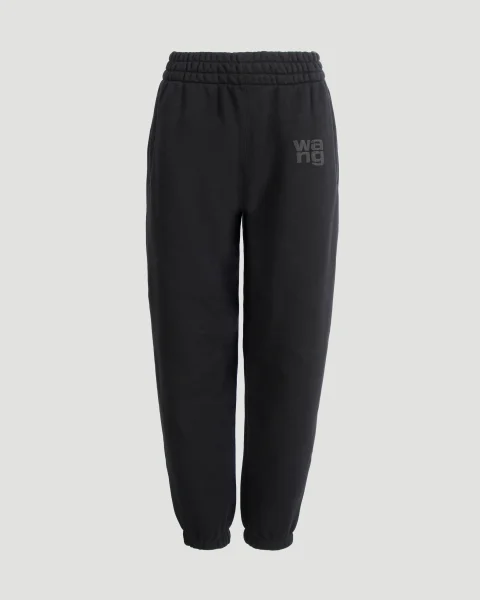 Cotton Sweatpants in Black