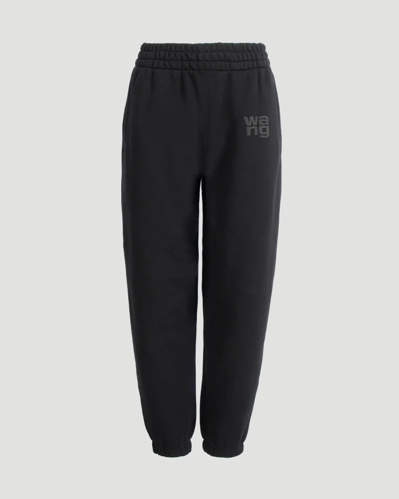 Cotton Sweatpants in Black
