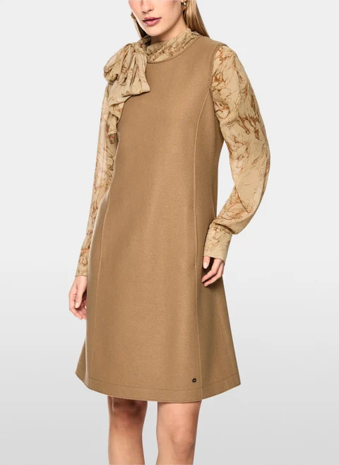 Мини рокля от 100% фина вълна Marc Cain Collections — снимка 2