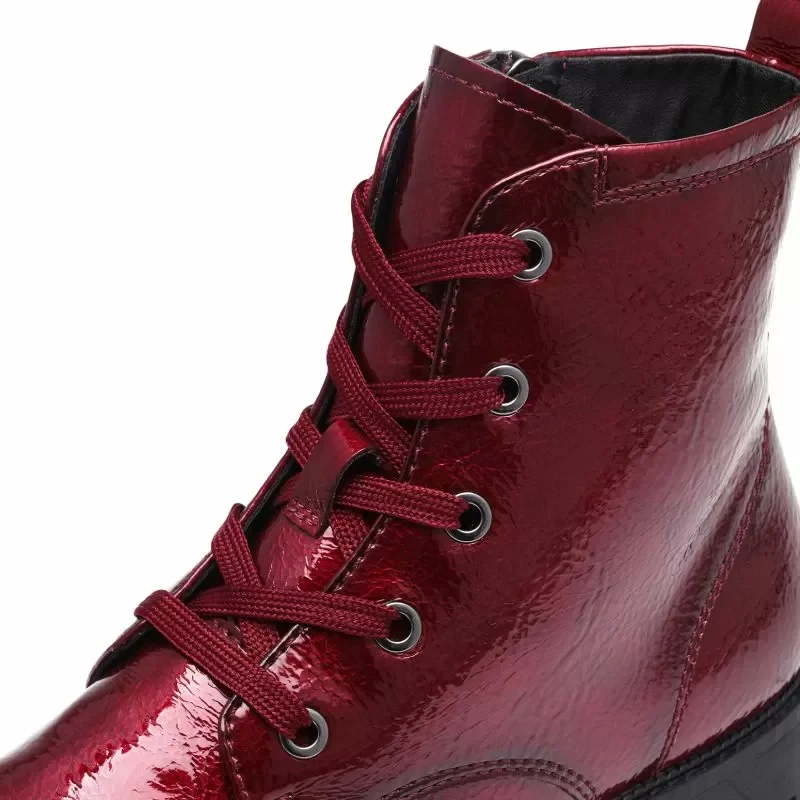 Дамски Кубинки TAMARIS – 1-25261-43-580 BORDEAUX PAT. — снимка 4
